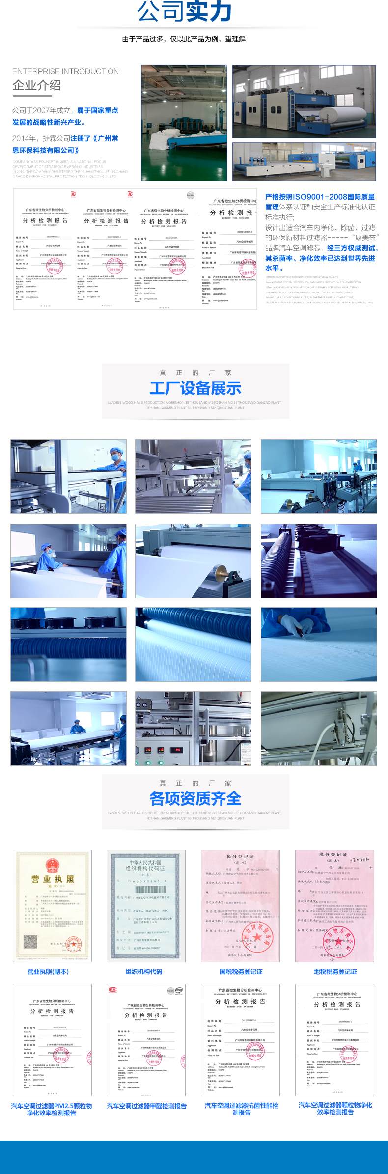 大風量箱式空氣過濾器